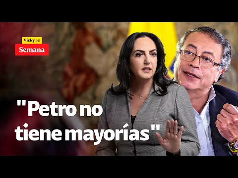 "Petro NO TIENE las mayorías si no es pagando": María Fernanda Cabal | Vicky en Semana