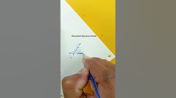 Simple Elegant Eshaal Signature Design #shorts