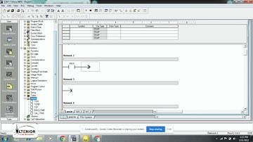 Siemens s7-200 plc (Step-7 Microwin version 4.0)
