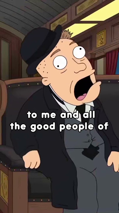 act as train crossing in 1890s 🚧 #familyguy #funny #comedy #shorts