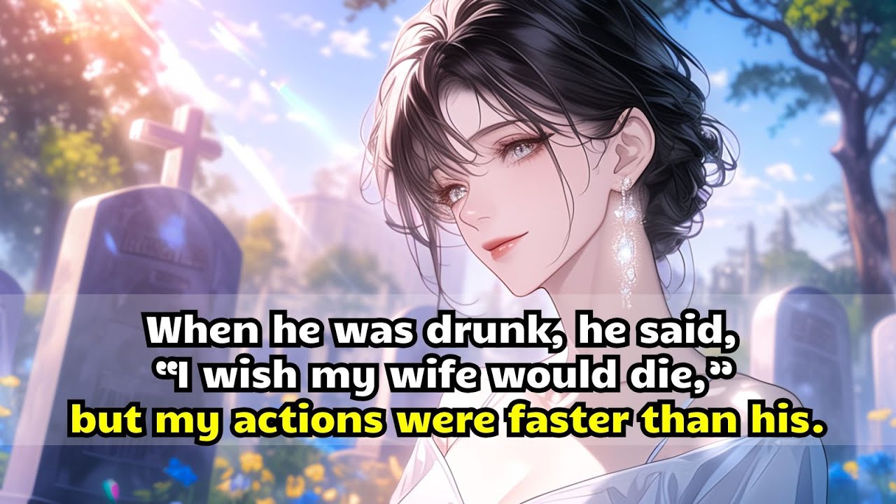 When he was drunk, he said, “I wish my wife would die,” but my actions were faster than his.