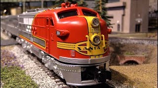 lionel santa fe train set o gauge
