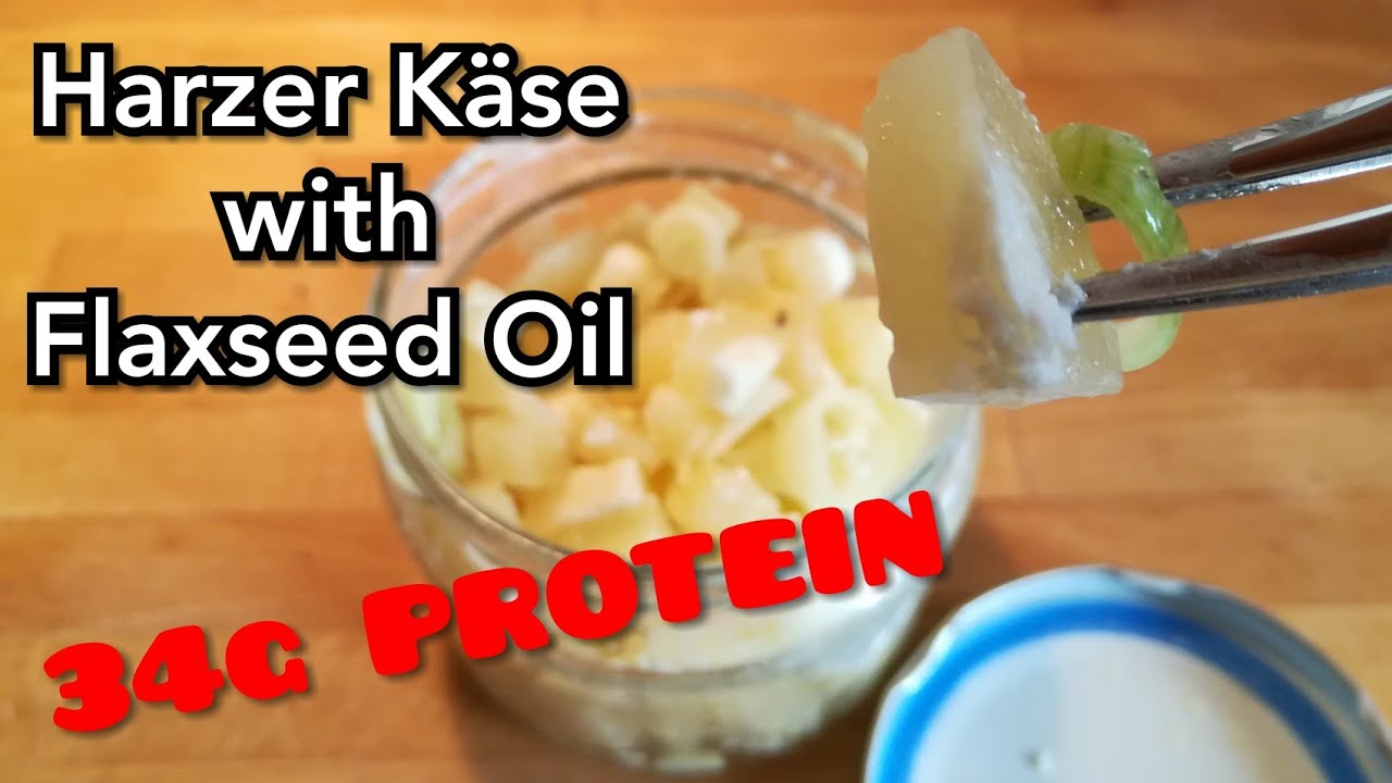 Harzer Käse with Flaxseed Oil | no carbs & high protein | my twist on "Handkäs mit Musik"