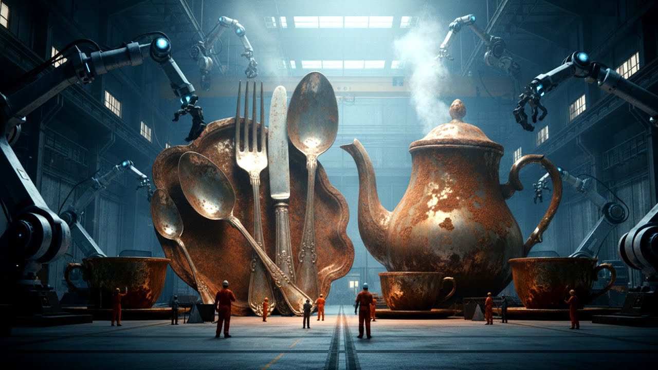 Restoring the Officers' Mess Silverware from a WWI Destroyer