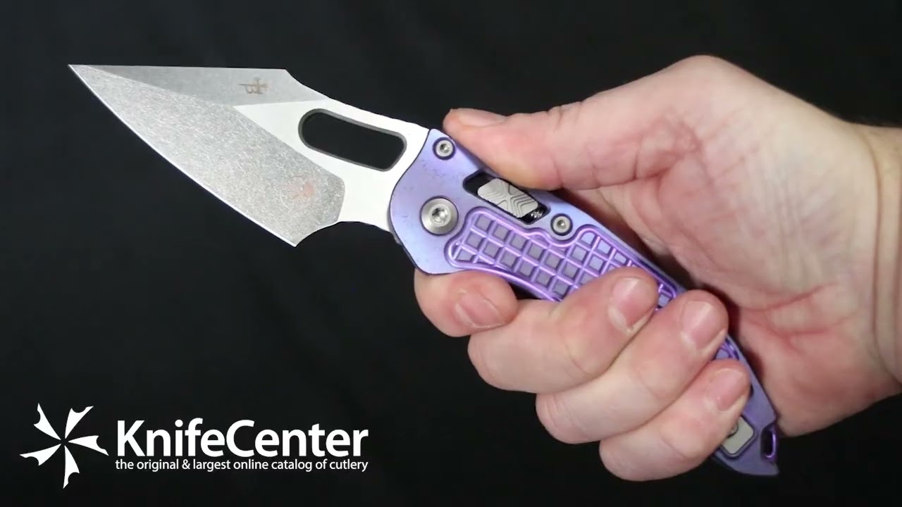 Microtech 169RL-10FRMS5 Marfione Select Stitch RAM-LOK Manual Folding Knife