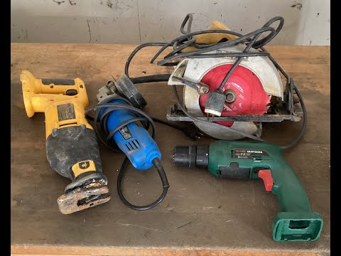 Scrapping some power tools for copper, zinc, and other metals. Are they worth taking apart? YES!