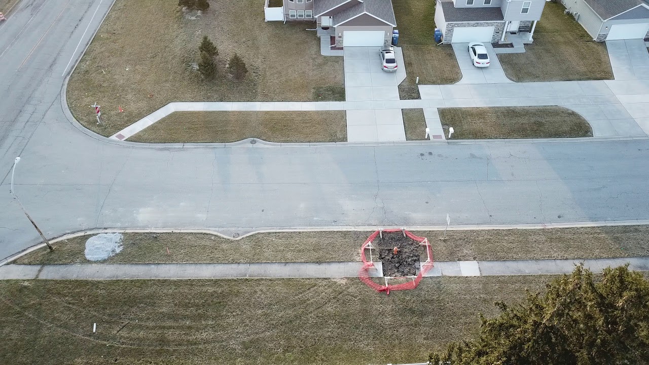 Crown Point 109th North & Mississippi East - 3/15/20 - Pre-Construction