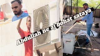 Air Conditioners Sarvice. Abdullah Ne Boht Khapaya