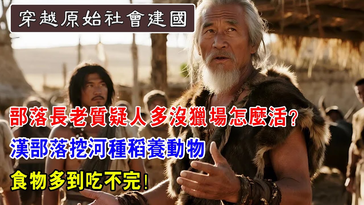 EP24：部落长老质疑人多没猎场怎么活？汉部落挖河种稻养动物，食物多到吃不完！