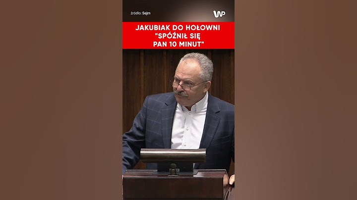 "Ładne rozpoczęcie". Jakubiak wypomniał Hołowni spóźnienie z mównicy