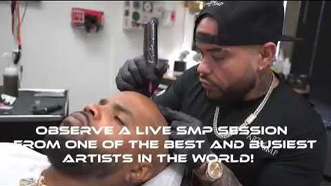 Scalp Micropigmentation Live Training on Real Skin