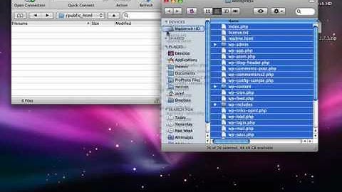 WordPress Files & Manual WordPress Installation