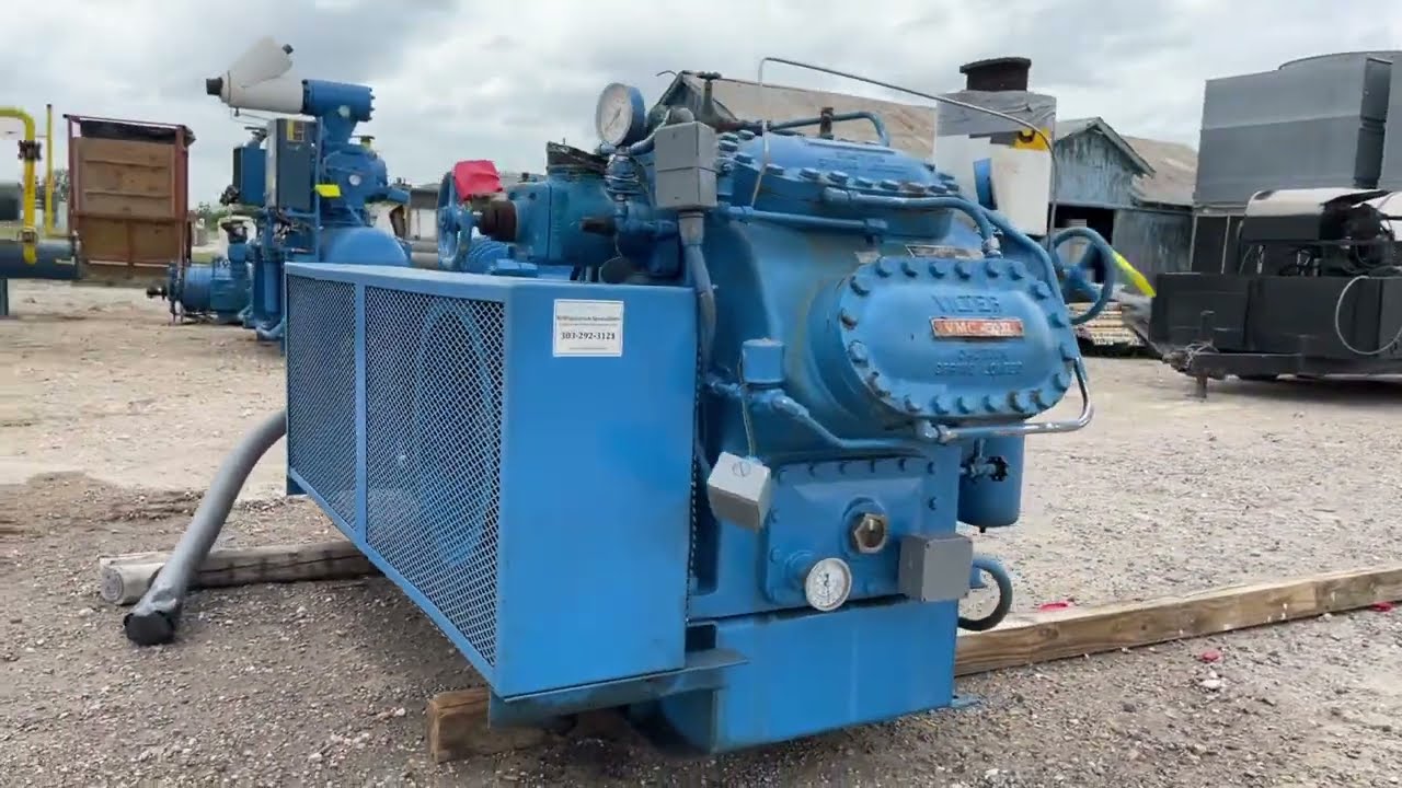 Genemco- Genemco - Vilter 458XL Reciprocating Compressor - 150 HP