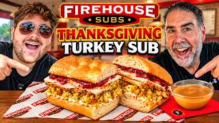Firehouse Subs THANKSGIVING TURKEY SUB Is BACK! We FINALLY Got the Gravy! + NEW Cajun Fries