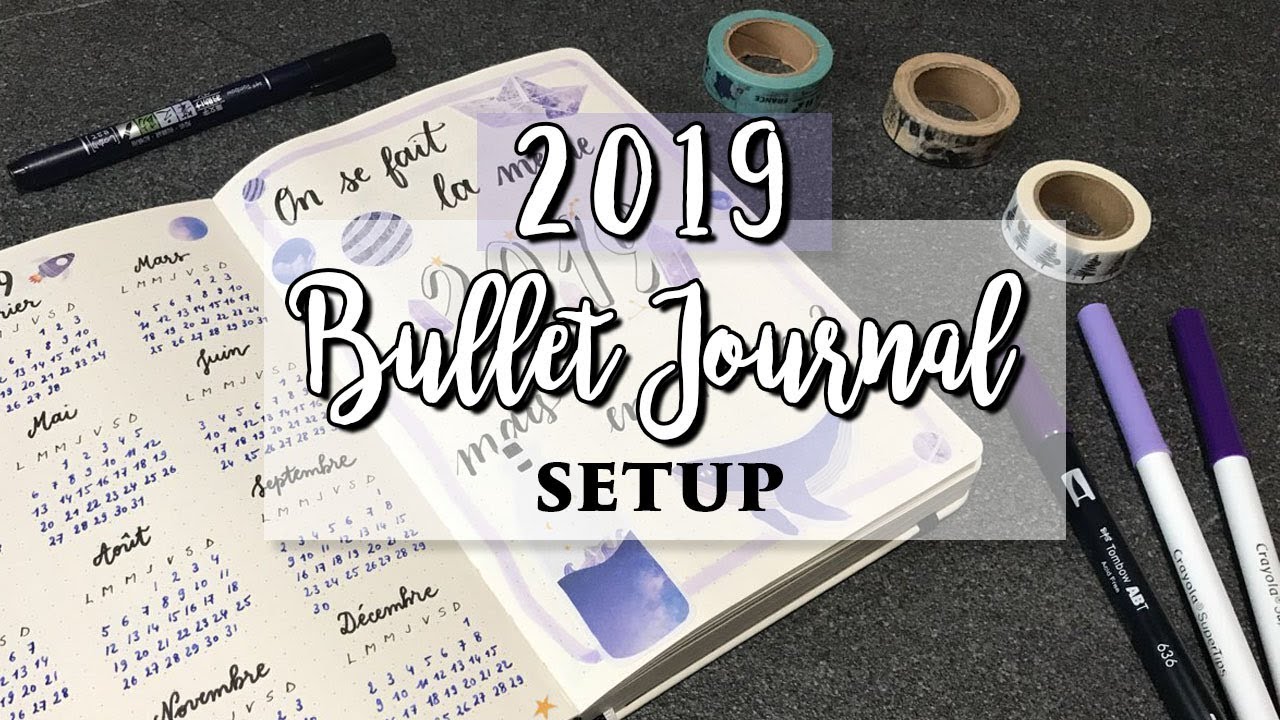 Mon Bullet Journal Setup pour 2019 ! 🐺