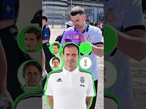 I 9 allenatori che hanno vinto la coppa Italia 🇮🇹🏆 #shorts #youtubeshorts #viral