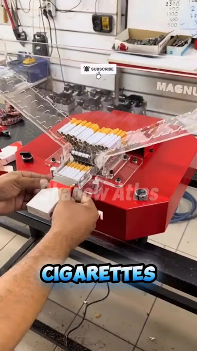 Cigarette Packing #technology #machine #education #tricks #diy