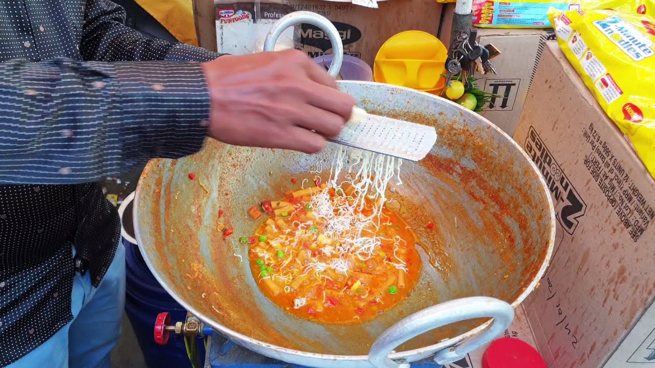 Masala Penne Pazzta Maggi | Surat City Food | Street Food India | Tasty Street Food