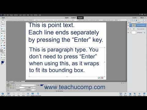 Photoshop Elements 2021 Tutorial Text Basics Adobe Training