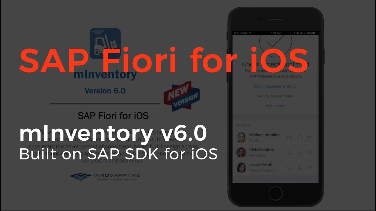 Innovapptive’s Inventory and Warehouse Management Mobile Solution on SAP SDK for iOS