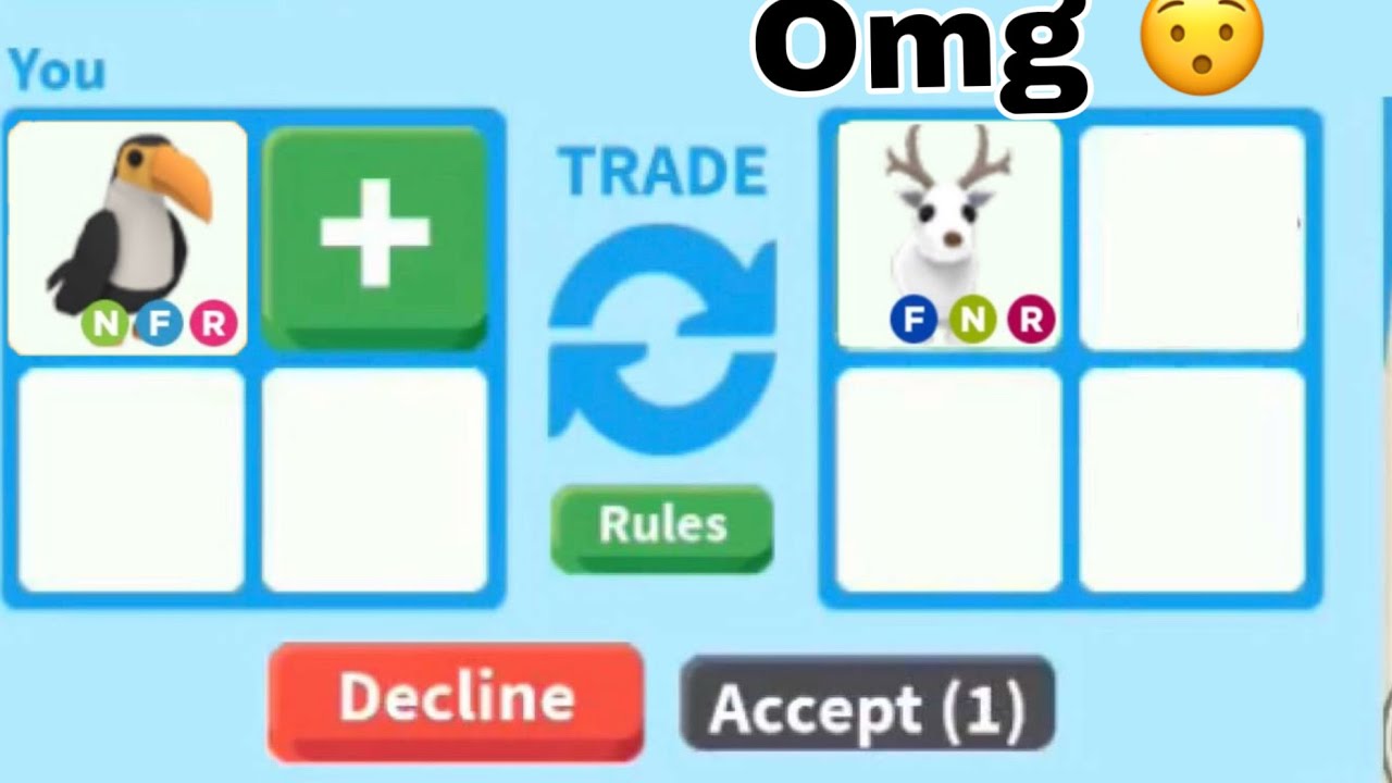 What People Trade For A Neon Toucanadopt Meroblox Youtube
