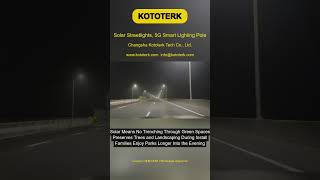 KOTOTERK 10-Minute Installation Solar Street Light | No Wiring, No Electrician Needed