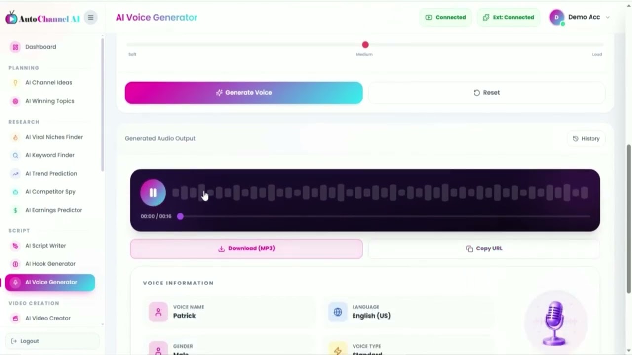 YouTube player