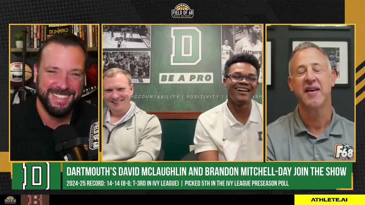 2025-26 Dartmouth Men's Basketball Ivy League Media Day: Field of 68