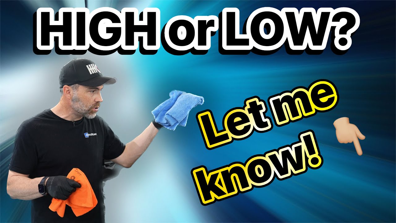 High Pile vs Low Pile microfiber towels & auto detailing! Copperas