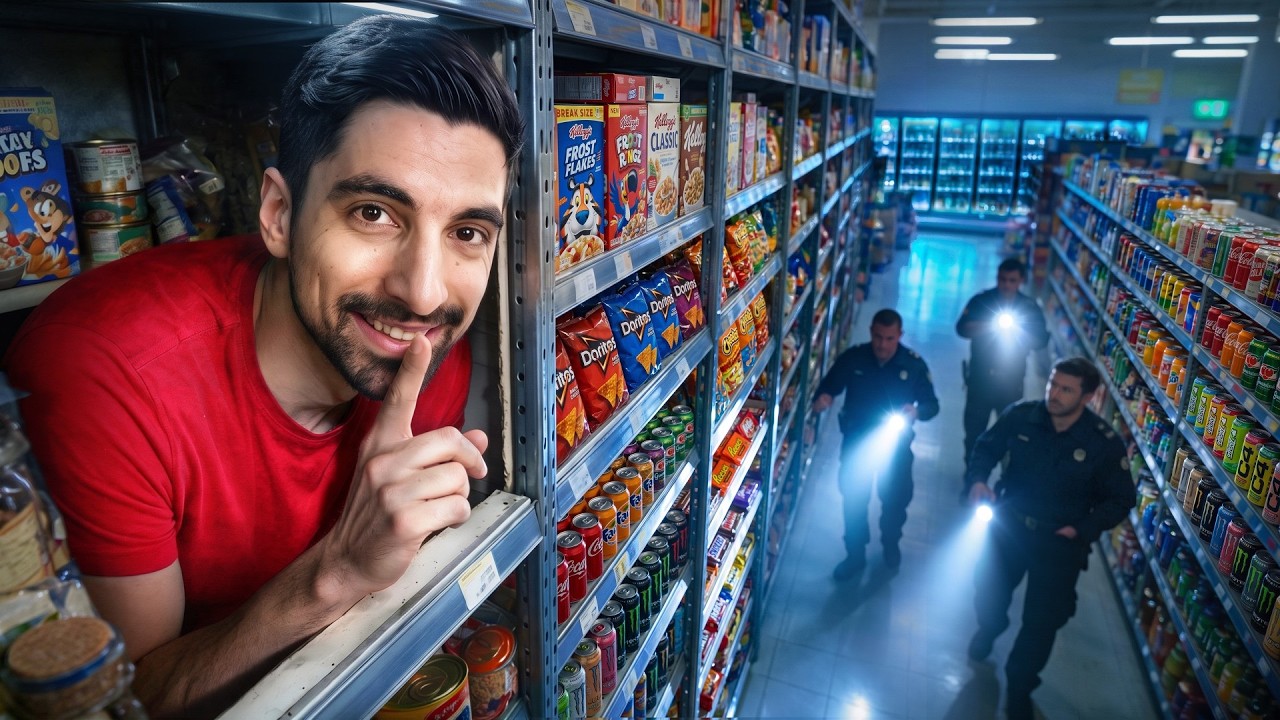 Πέρασα 3 βράδια σε αυτό το Super Market