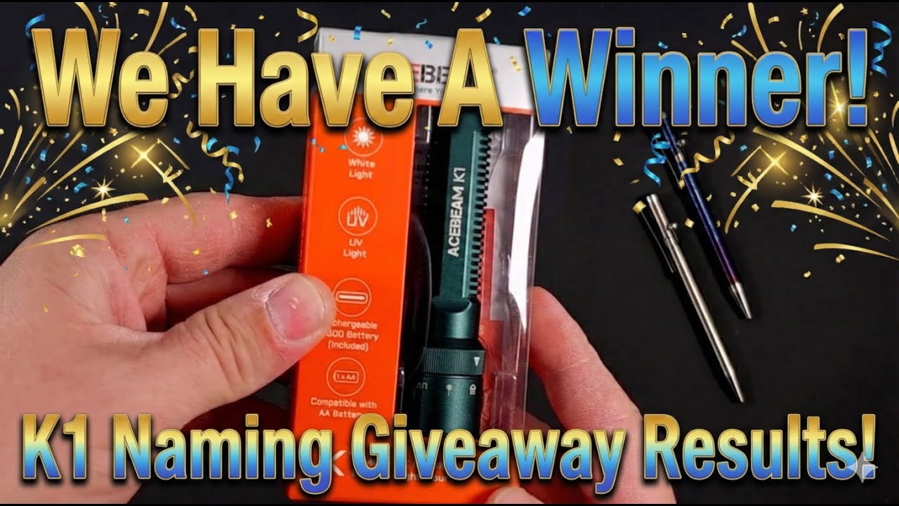 Acebeam K1 Giveaway Results! Are You The Lucky Winner?!