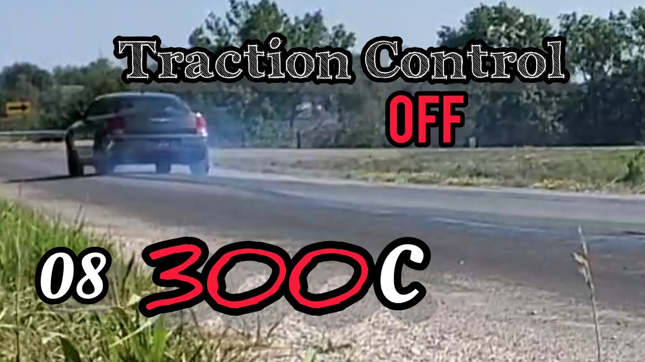Traction control *OFF* test 08 Chrysler 300C YouTube
