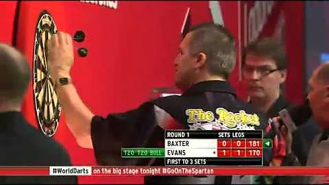 Ronnie Baxter vs Ricky Evans - PDC World Darts Cha...