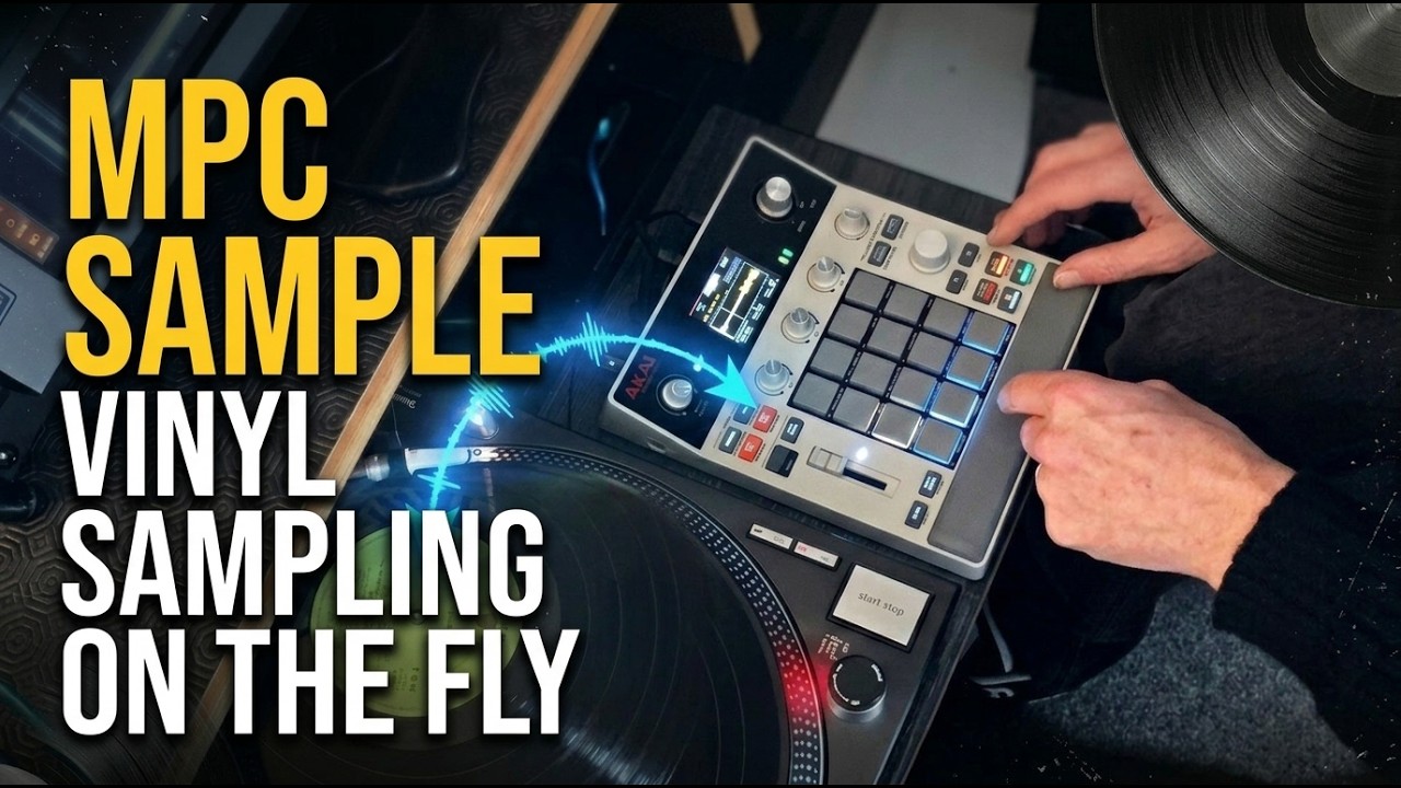 MPC SAMPLE VINYL SAMPLING ON THE FLY 1 - YouTube