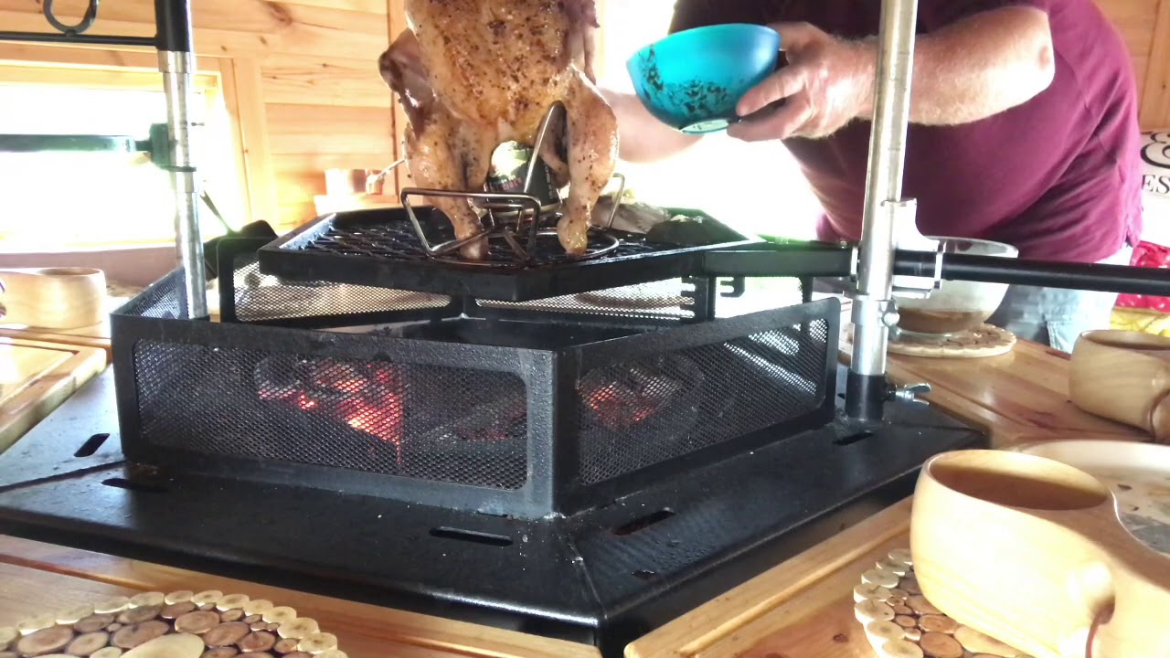 Arctic Cabin BBQ Hut Cooking - YouTube