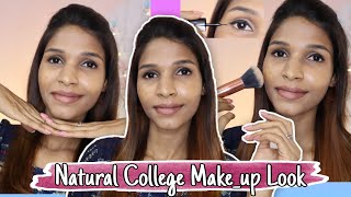 College Make_up Look in Tamil 2021 | Simple Make-up | No Make-up, Make-up Look | Shalu Swthrt |