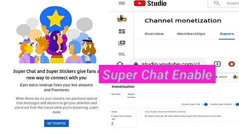 How To Enable Super Chat On Youtube | Superchat Enable