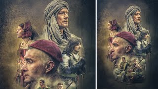 Advance Photoshop Manipulation | Movie Poster Texture Effects Part2