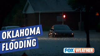 Oklahoma City Flooding Continues As More Than 6 Inches Of Rain Falls