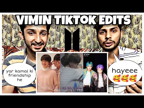 Vmin V Jimin TikTok Edits Compilation Reaction Fridndship Edits Pakistan BRS Reaction