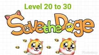 save the dog 🐶 level 20 to 30 ! #saragameplay #gaming #viral #funny save the animals!