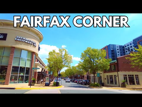 Fairfax Corner, Virginia ☀️ | Where to Shop in Northern Virginia! 🛍️  Walking Tour (August 2023)