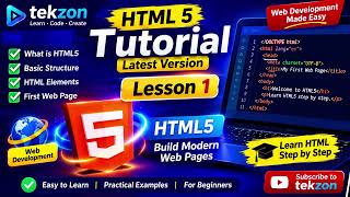 Learn HTML Step by Step | #01: Basic HTML & Heading Tags