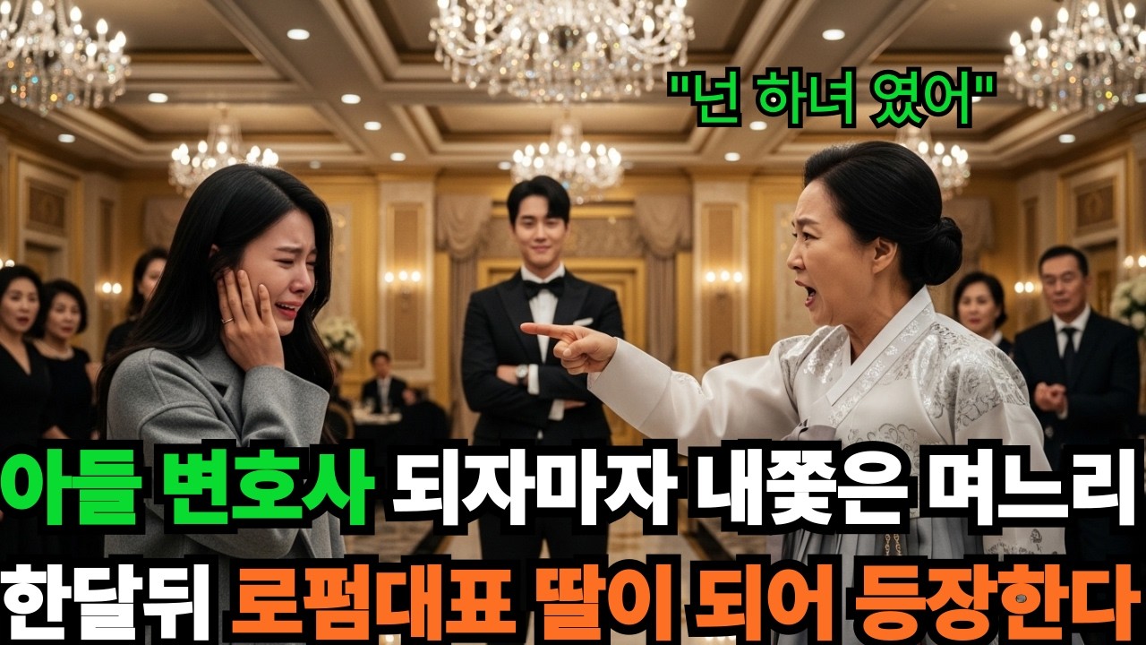 아들 뒷바라지해서 변호사 만든 며느리,대형로펌에 들어가자 쫓아냈는데 한달 뒤 로펌대표 딸로 나타났다.ㅣ시니어오디오북 ㅣ시니어사연 ㅣ가족사연 ㅣ감동사연 ㅣ가족이야기 ㅣ