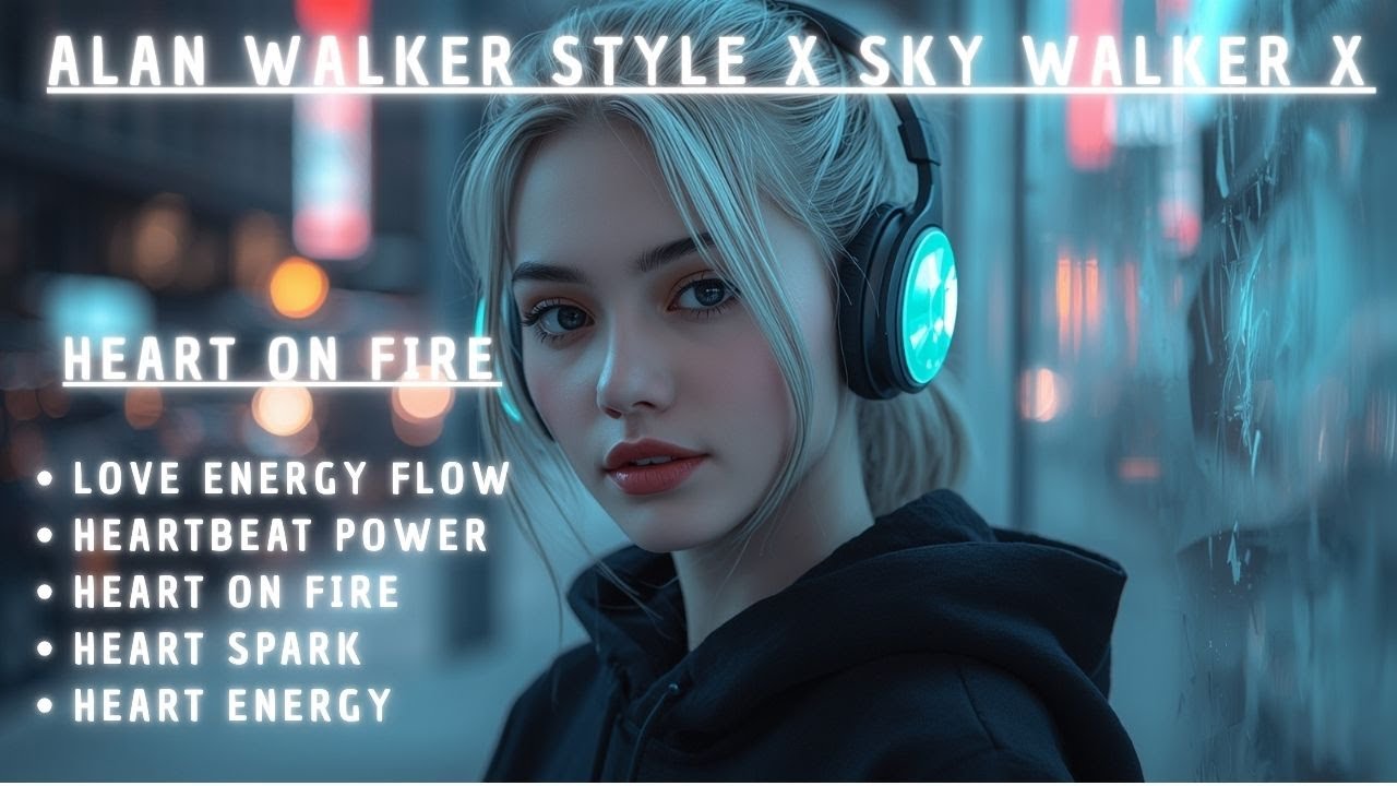 ALAN WALKER STYLE  X SKY WALKER X || HEART ON FIRE || NEW ALBUM 2025