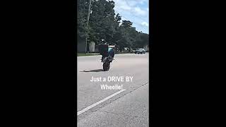 RANDOM Rider waves his bike hello #motorcycle #motovlog #sportbike #ridealongs #smallenginevelocity