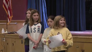 4th-6th grade students recognized during Character Education assembly for February 2023