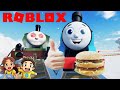 ROBLOX PERCY.EXE EATS THOMAS BURGER ! || Roblox Gameplay || Konas2002