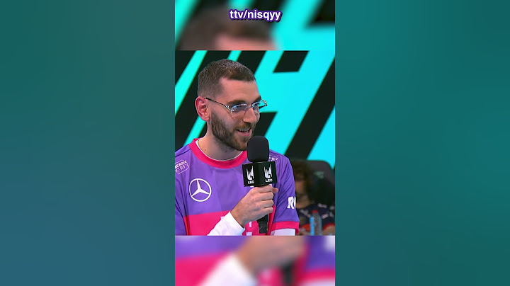 Je me fais troll pendant l'interview...  #leagueoflegends #nisqy