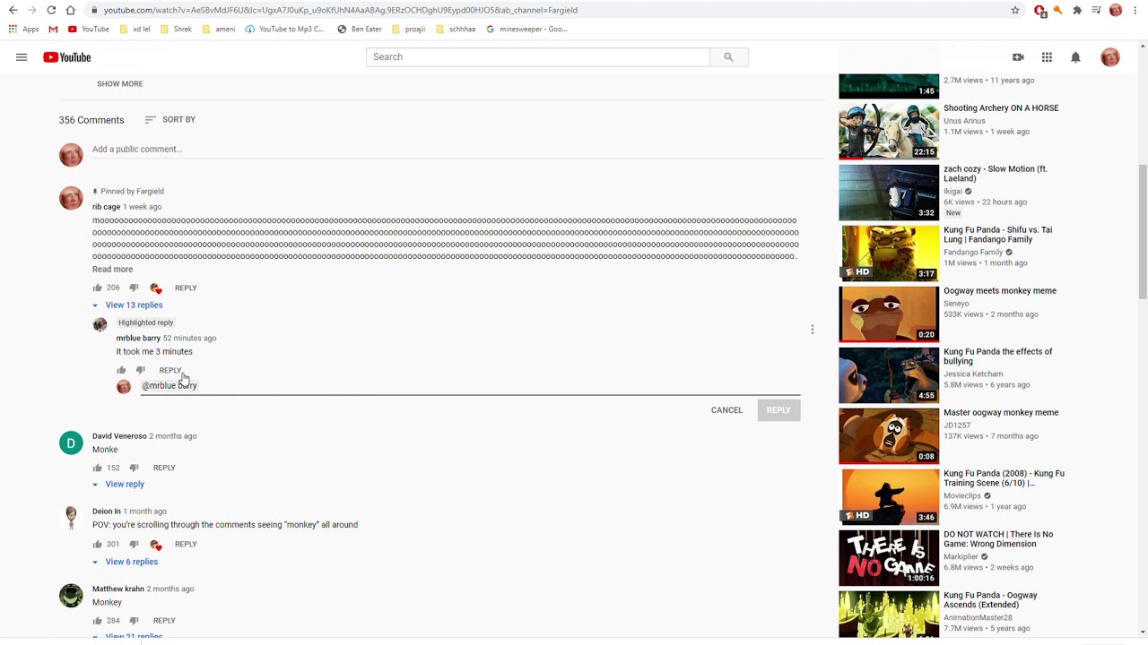 how to make a very long comment - YouTube